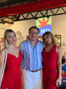 MITA Arizona Cannabis Networking Event Pictured: Arianna Munoz, Robert A. Mandel of Zuber Lawler, and Rita Valenzuela